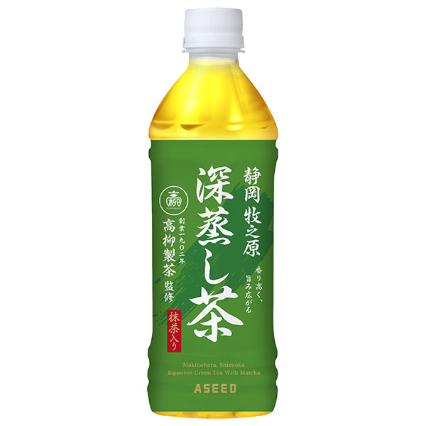 アシード 深蒸し茶 500mlペットボトル×24本入|茶飲料 お茶 緑茶 抹茶入