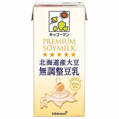 キッコーマン 北海道産大豆 無調整豆乳 1000ml紙パック×12(6×2)本入×(2ケース)