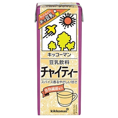 キッコーマン 豆乳飲料 チャイティー 200ml紙パック×18本入×(2ケース)