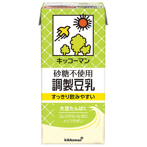 キッコーマン 砂糖不使用 調整豆乳 1000ml紙パック×12(6×2)本入|豆乳 1l 紙パック コレステロール0