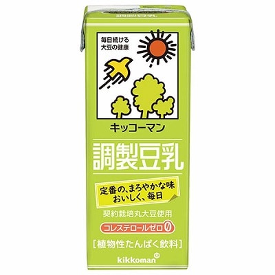 キッコーマン 調製豆乳 200ml紙パック×18本入