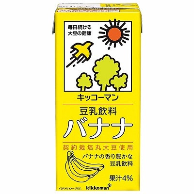 キッコーマン 豆乳飲料 バナナ 1000ml紙パック×12(6×2)本入×(2ケース)