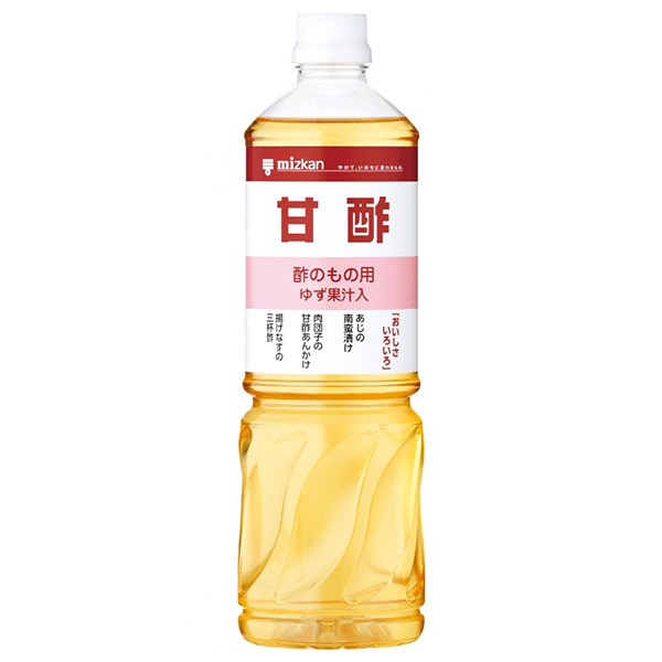 ミツカン 甘酢 1Lペットボトル×8本入|酢 調味料 酢の物 柚子 ゆず 果汁 調味液 業務用