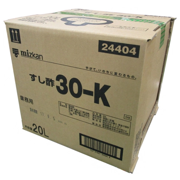 ミツカン すし酢 30-K 20L×1個入|調味料 酢 調味液 業務用 寿司酢