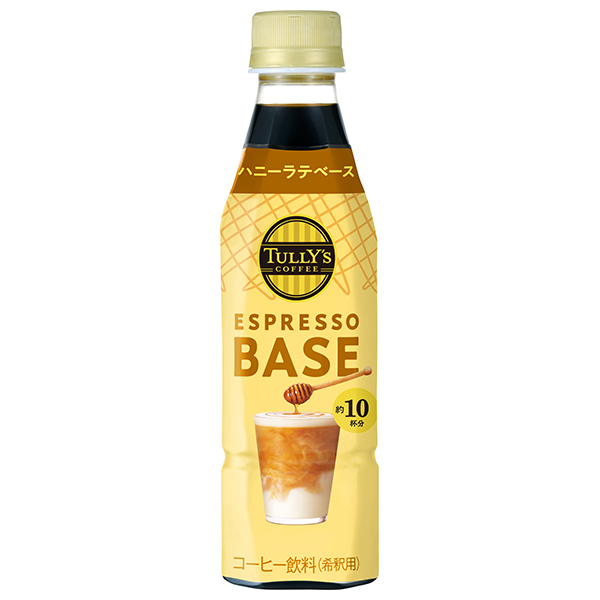 伊藤園 タリーズコーヒー エスプレッソベース ハニー 340mlペットボトル×12本入|TULLYS COFFEE 珈琲 希釈用 はちみつ