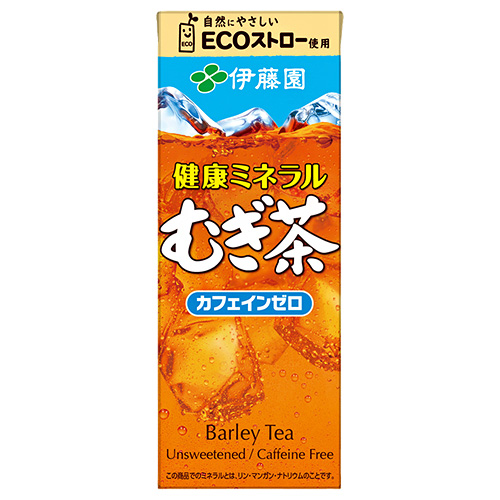 伊藤園 健康ミネラルむぎ茶 250ml紙パック×24本入|伊藤園 麦茶 茶 ミネラル麦茶 お茶