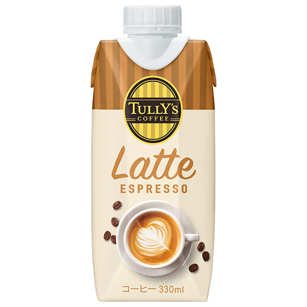 伊藤園 タリーズ ラテ エスプレッソ 330ml紙パック×12本入|TULLY’S COFFEE 珈琲 コーヒー