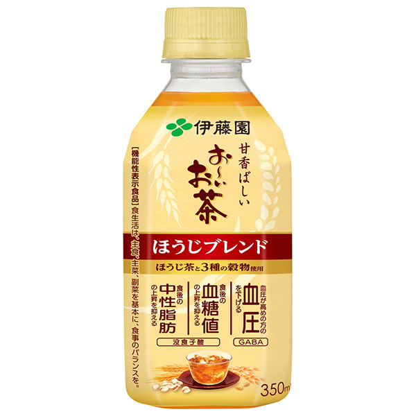 伊藤園 お~いお茶 ほうじ茶ブレンド【機能性表示食品】 350mlペットボトル×24本入|茶飲料 ほうじ茶 PET お茶 焙じ おーいお茶