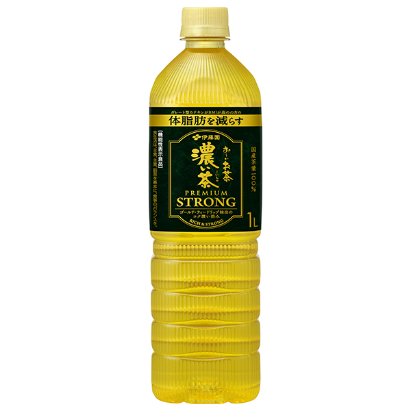 伊藤園 お~いお茶 濃い茶 PREMIUM STRONG 1Lペットボトル×12本入|お茶 緑茶 濃い茶