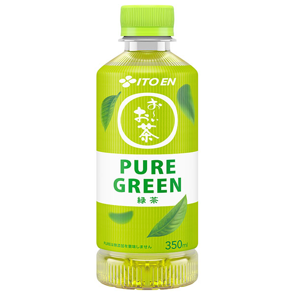 伊藤園 お~いお茶 PURE GREEN 350mlペットボトル×24本入|緑茶 お茶 ポケッティボトル