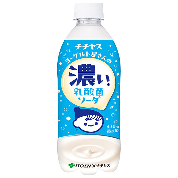 チチヤス ヨーグルト屋さんの濃い乳酸菌ソーダ 470mlペットボトル×24本入|チチヤス 乳酸菌ソーダ 炭酸