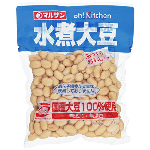 マルサンアイ 国産水煮大豆 150g×20袋入|一般食品 惣菜 水煮 大豆 国産