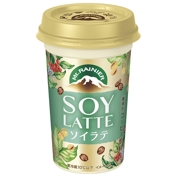 森永乳業 マウントレーニア ソイラテ 240ml×10本入 チルド 冷蔵品|チルド商品 珈琲 コーヒー 豆乳 チルド商品
