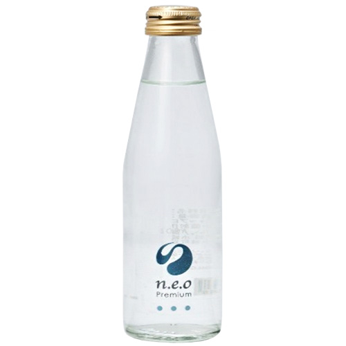 友桝飲料 n.e.o(ネオ) プレミアム ソーダ 200ml瓶×24本入|ソーダ 炭酸水 割り材 炭酸