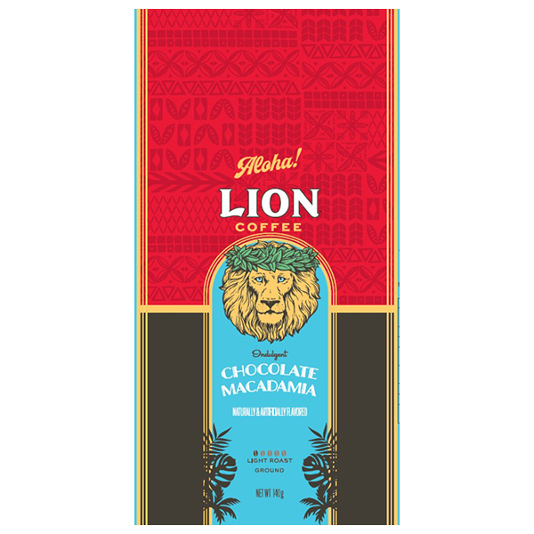 キーコーヒー ライオンコーヒー バニラマカダミア 140g×6袋入|フレーバーコーヒー 珈琲 粉 バニラ マカダミア