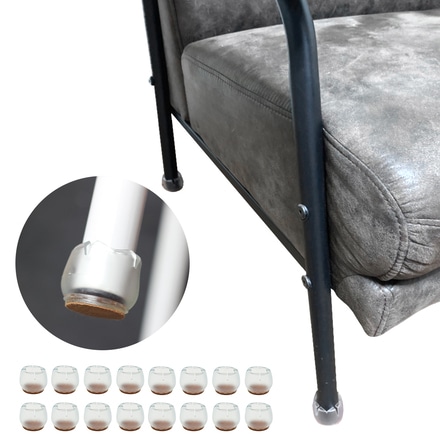 mitas 椅子脚カバー シリコン 16個 4席分セット OM-CFTR-5 Sサイズ