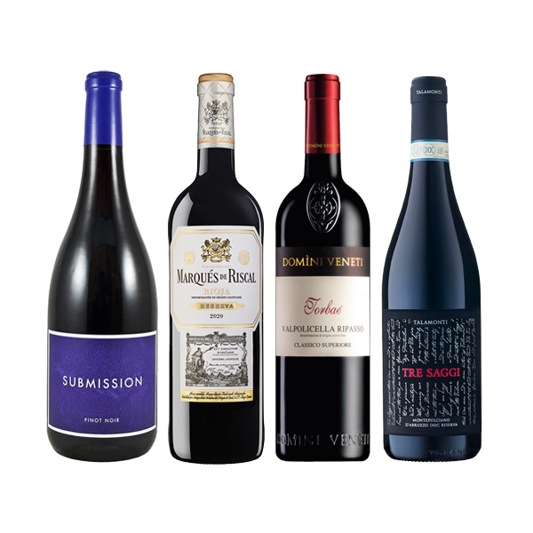 ソムリエお薦め 冬のごちそう赤ワイン４本セット