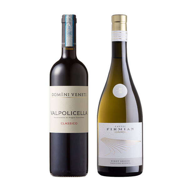 ソムリエお薦め イタリアワイン紅白２本セット