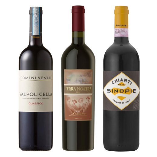 コスパ抜群！美味しいイタリア 赤３本セット