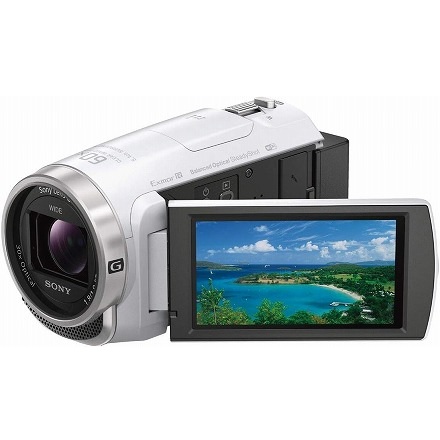 ソニー SONY ビデオカメラ Handycam 光学30倍 内蔵ﾒﾓﾘｰ64GB ﾎﾜｲﾄ HDR-CX680-W