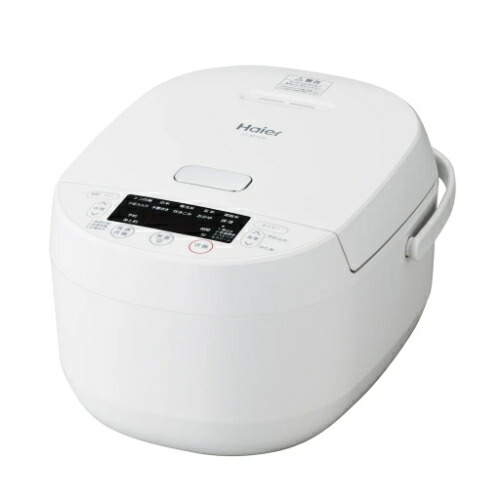 5.5合炊きマイコン炊飯器 フラットフォルム ホワイト ハイアール JJ-M56B-W
