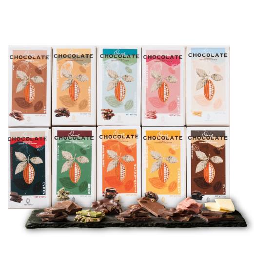 全10種割れチョコアソート：10箱セット(20g×10箱)
