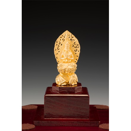 純金製　御守り本尊 6ｇ　普賢菩薩（辰・巳）