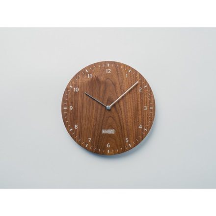 kino CLOCK（掛け時計）ーALUMINUM ウォールナット