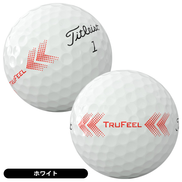 タイトリスト トゥルーフィール AIM 360 ゴルフボール 1ダース 12球入り 2026年モデル ホワイト