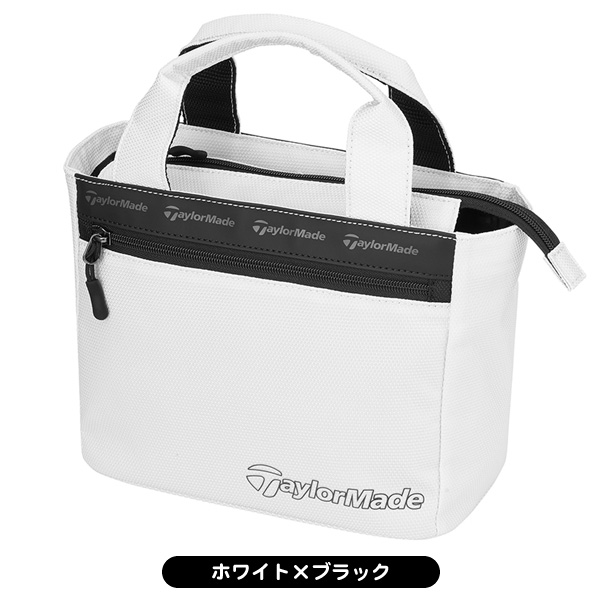 テーラーメイド ラウンドトートバッグ TL865 メンズ コンセプトワン 2026年モデル ホワイト×ブラック