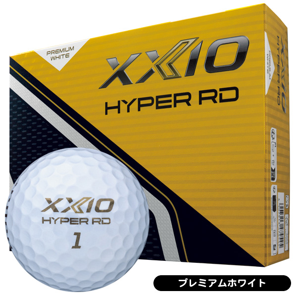ダンロップ ゼクシオ ハイパー RD ゴルフボール 1ダース プレミアムホワイト