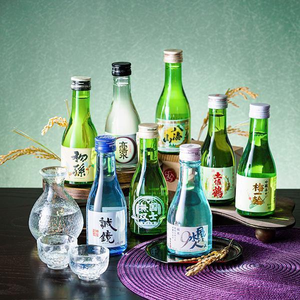 【母の日 父の日 プレゼント】日本酒 飲み比べ ギフト セット 8選-vol.1 第3弾 王道飲み比べ 8選 八海山入り 『GIFT』