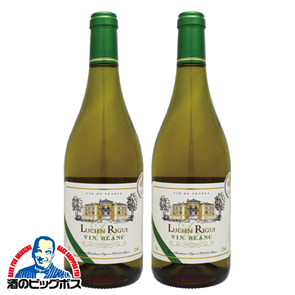 白ワイン フランス ルシアン リグイ ホワイト 750ml×2本(002)『OMS』