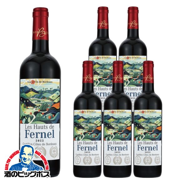 赤ワイン フランス フルボディ レ オー ドゥ フェルネル 750ml×6本(006)『OMS』