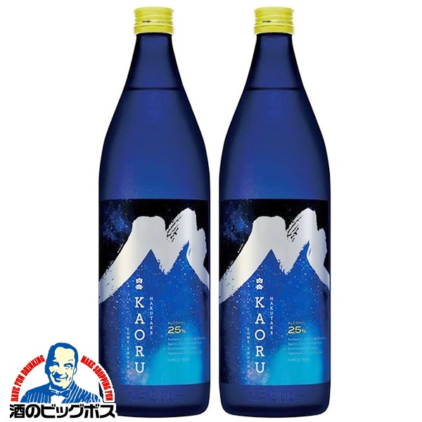 米焼酎 高橋酒造 本格米焼酎 白岳 KAORU 25度 900ml×2本(002)『FSH』 はくたけ かおる 香る 青瓶