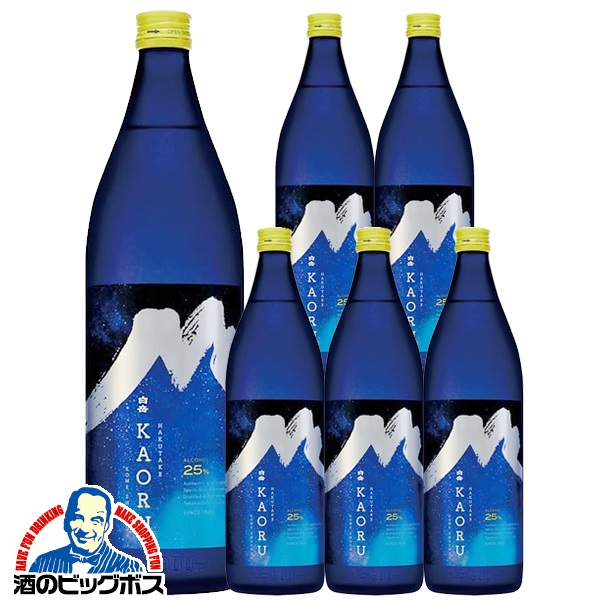 米焼酎 高橋酒造 本格米焼酎 白岳 KAORU 25度 900ml×1ケース/6本(006)『FSH』 はくたけ かおる 香る 青瓶