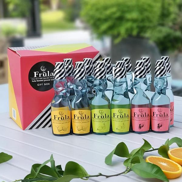 フルーツラムネ 炭酸飲料 ギフト セット プレゼント 友枡飲料 FAG‐33 フルーラ ラムネ ギフトセット 200ml×12本『FSH』