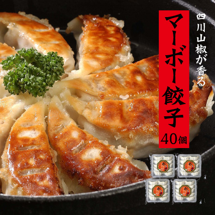 四川山椒が香るマーボー餃子 40個セット　美食うまいもん市場