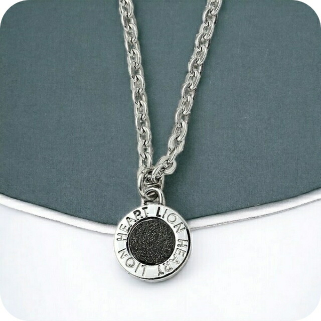ライオンハート ネックレス LION HEART 正規品 サークルコインネックレス レディース メンズ アクセサリー ブランド ペンダント 04N126SM 記念日 誕生日プレゼント ギフト プレゼント 実用的