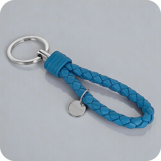 ボッテガ・ヴェネタ キーリング メンズ レディース ブランド BOTTEGA VENETA 113539-V3UN1 ブルー 高級 おしゃれ プレゼント 実用的