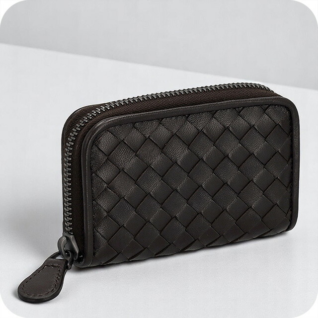 ボッテガ・ヴェネタ コインケース メンズ レディース ブランド BOTTEGA VENETA 114075-V3UN1 ダークブラウン 小銭入れ 小さい 高級 おしゃれ プレゼント 実用的