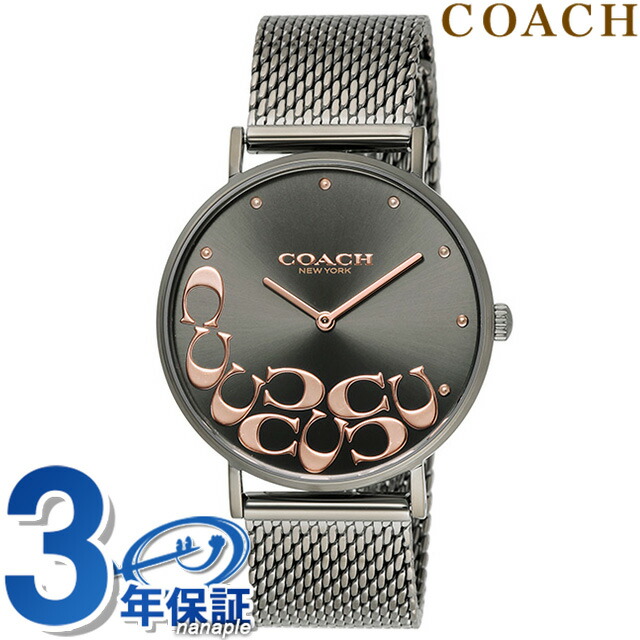 コーチ ペリー クオーツ 腕時計 レディース COACH 14503825 アナログ ブラック 黒