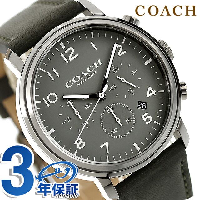 コーチ ハリソン クォーツ 電池式 腕時計 ブランド メンズ クロノグラフ COACH 14602540 アナログ ブラック 黒 おしゃれ 防水 プレゼント 男性 実用的