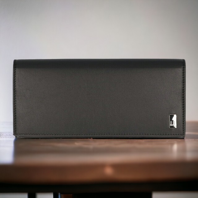 dunhill ダンヒル 財布 革 長財布 メンズ レザー サイドカー 19F2F10AT 薄い スリム カード ビジネス 小銭入れ ブラック 男性 ウォレット ブランド 高級 おしゃれ プレゼント 実用的