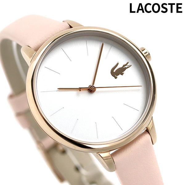 ラコステ 時計 34mm クオーツ レディース 腕時計 2001101 LACOSTE シルバー ピンク ブランド おしゃれ 防水 かわいい プレゼント 女性 実用的