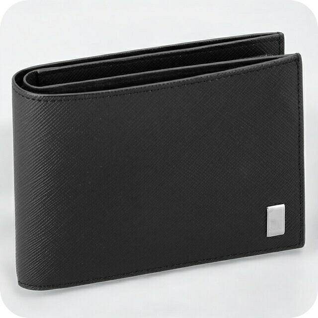 ダンヒル 二つ折り財布 メンズ dunhill 22R2P10PS001R ブラック ウォレット ブランド 高級 おしゃれ プレゼント 実用的