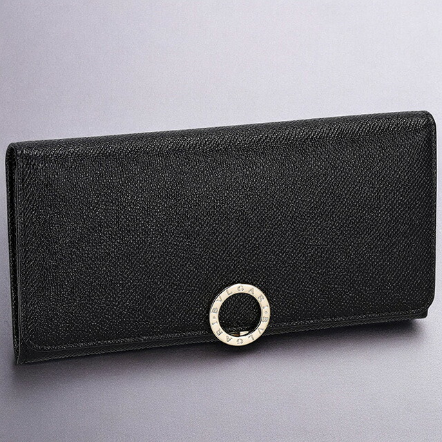 ブルガリ 長財布 メンズ BVLGARI 282526 BLK ブラック ウォレット ブランド 高級 おしゃれ プレゼント 実用的
