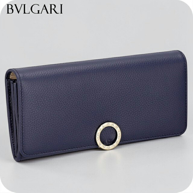 ブルガリ 長財布 レディース ブランド BVLGARI 292965 BLBER ネイビー/ライトピンク