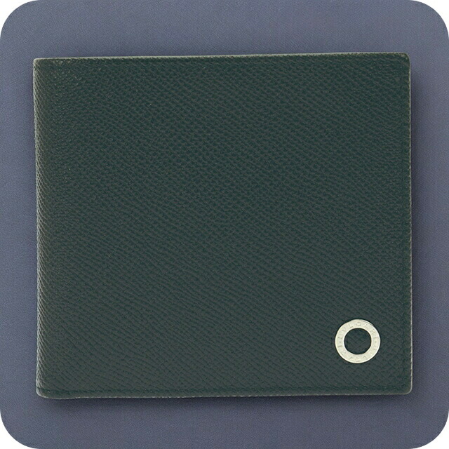 ブルガリ 二つ折り財布 メンズ BVLGARI 30396GRAIN BLK ブラック ウォレット ブランド 高級 おしゃれ プレゼント 実用的