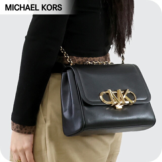 マイケルコース ショルダーバッグ レディース ブランド MICHAEL KORS パーカー 30F2G7PS6L-001 BLACK 斜めがけ 高級 おしゃれ プレゼント 女性 実用的 かわいい
